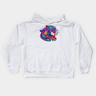 Panther flowers Kids Hoodie